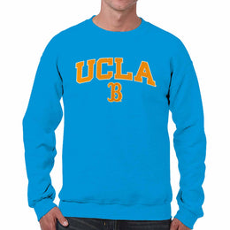 UCLA Bruins Adult Tackle Twill Crewneck - Carolina Blue