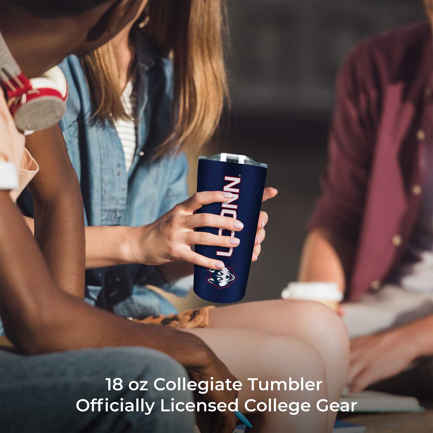 UCONN Huskies Campus Colors  NCAA Tumbler - Navy