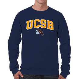 UCSB Gauchos Adult Tackle Twill Crewneck - Navy