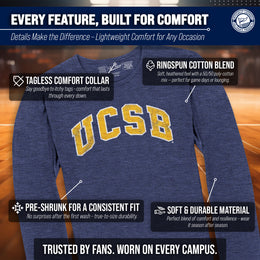 UCSB Gauchos NCAA MVP Adult Long-Sleeve Shirt - Navy
