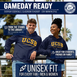 UCSB Gauchos Arch & Logo Gameday Hoodie - Navy