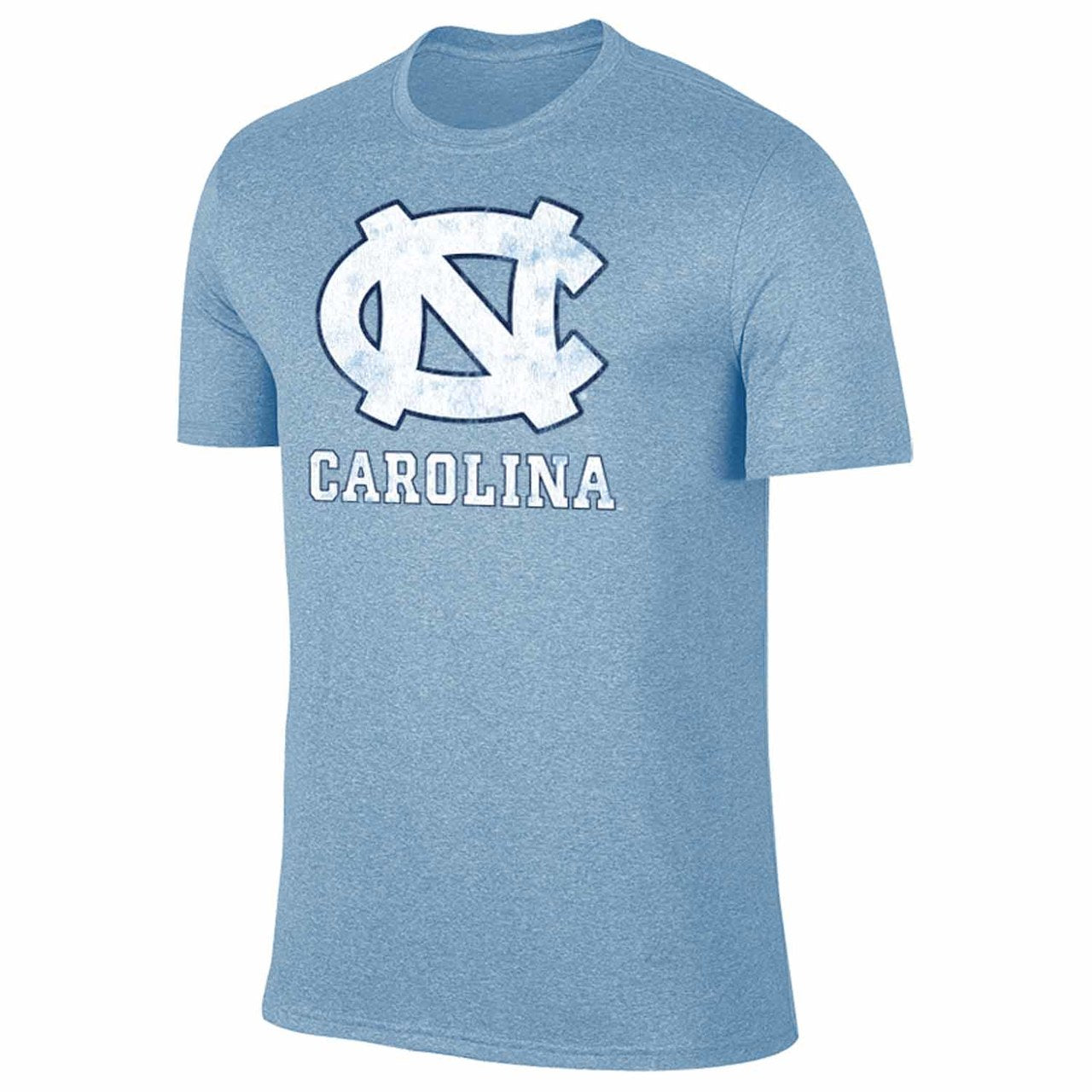North Carolina Tar Heels Adult MVP Heathered Cotton Blend T-Shirt - Carolina Blue