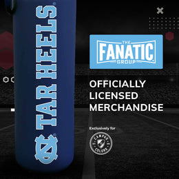 North Carolina Tar Heels Stainless Steel Vacuum Sealed Sport College Water Bottle - Navy