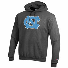 North Carolina Tar Heels Adult Mascot Fleece Hooded Sweatshirt - Charcoal