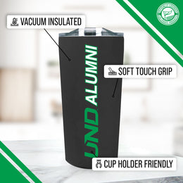 North Dakota Fighting Hawks Collegiate Stainless Steel Travel Tumbler for Alumni - Black