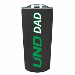 University of North Dakota Fighting Hawks NCAA Stainless Steel Travel Tumbler for Dad - Black