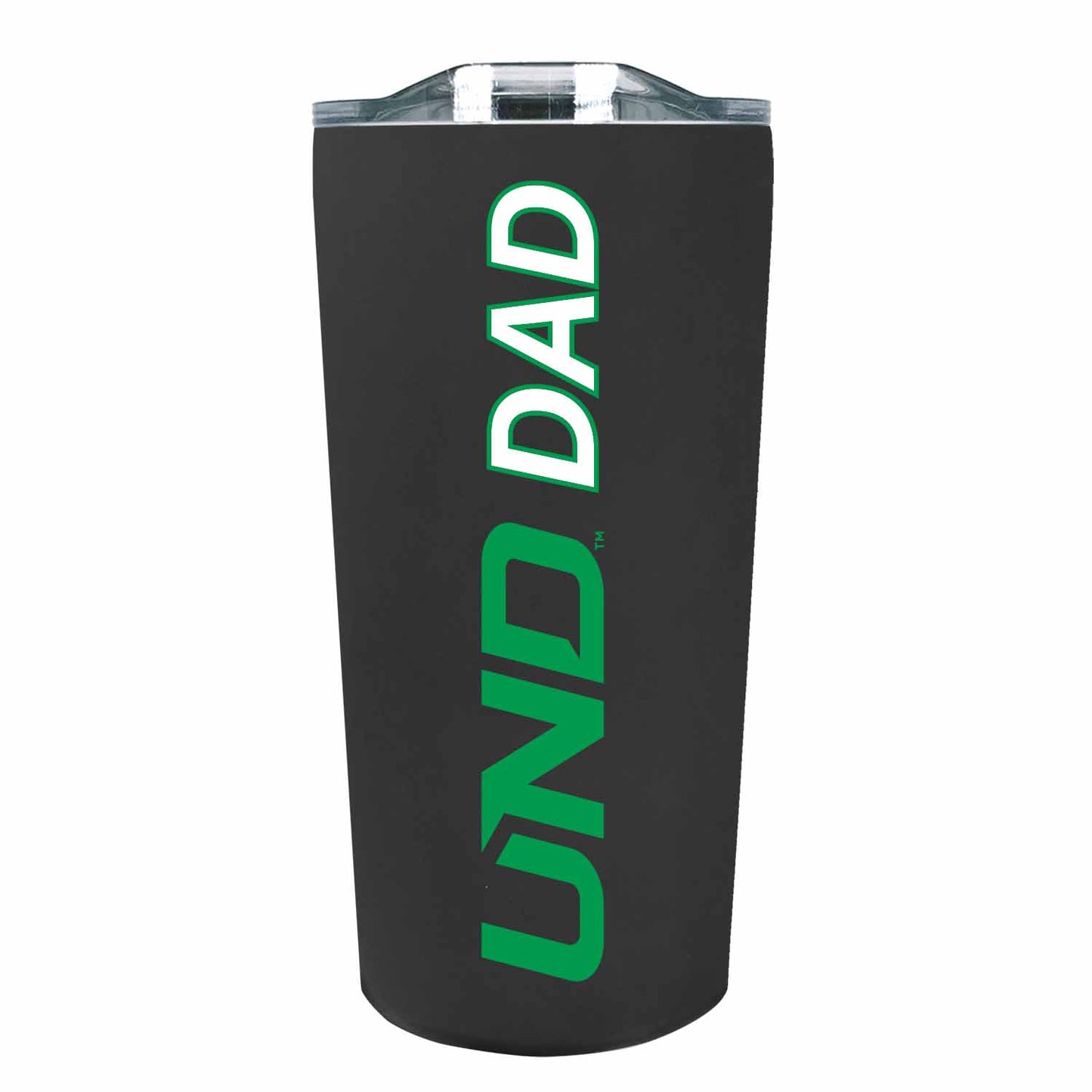 University of North Dakota Fighting Hawks NCAA Stainless Steel Travel Tumbler for Dad - Black