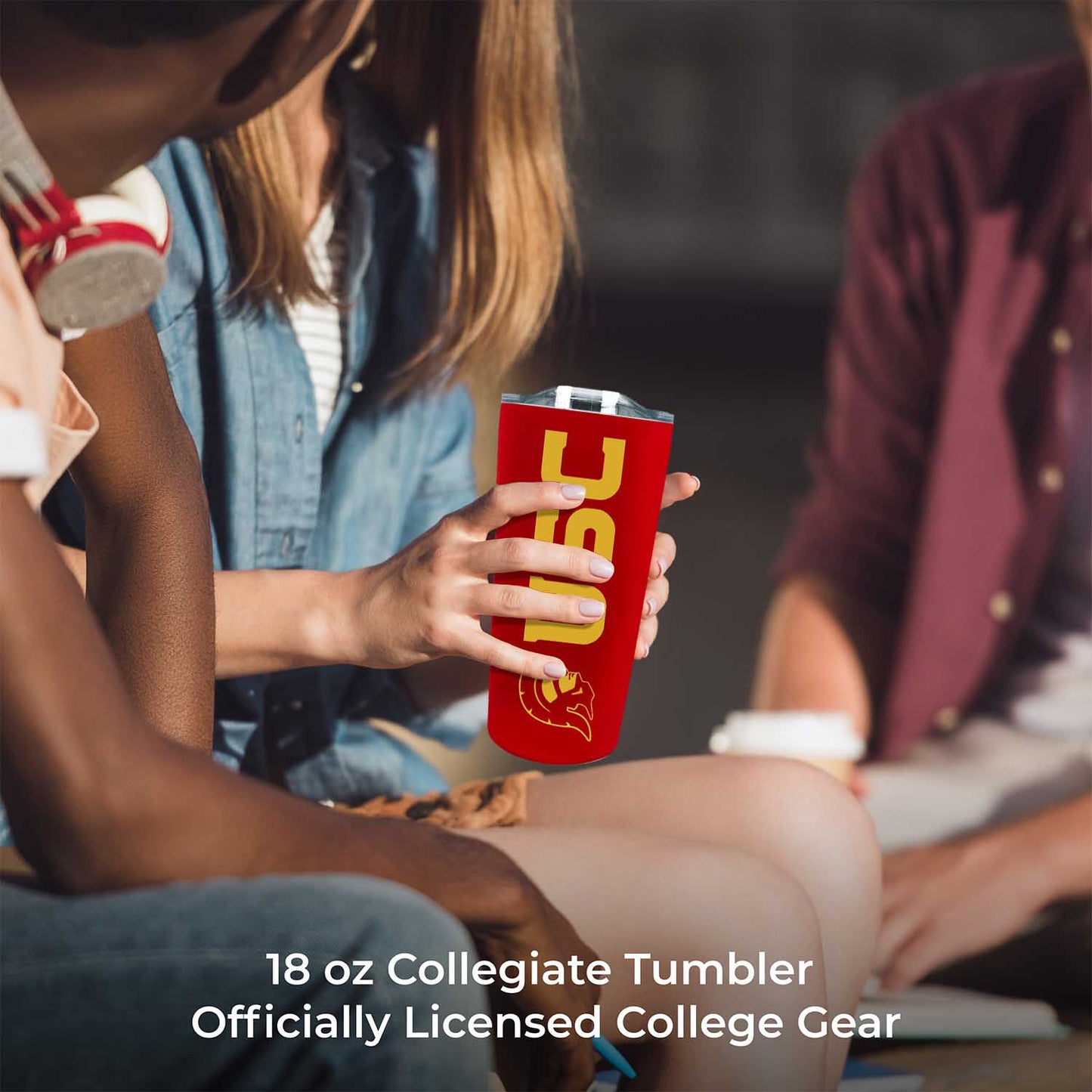 USC Trojans Campus Colors  NCAA Tumbler - Cardinal