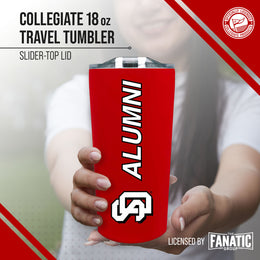 South Dakota Coyotes Collegiate Stainless Steel Travel Tumbler for Alumni - Red