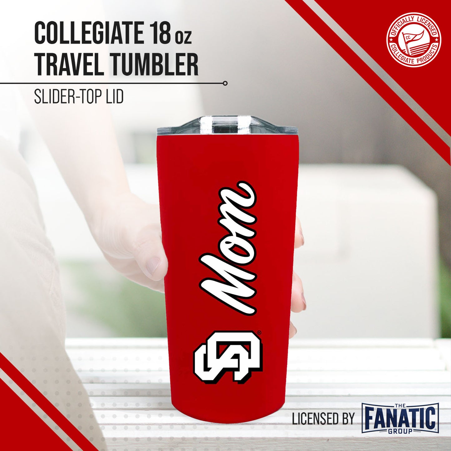 South Dakota Coyotes NCAA Stainless Steel Travel Tumbler for Mom - Red