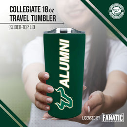 USF Bulls Collegiate Stainless Steel Travel Tumbler for Alumni - Green