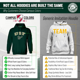 USF Bulls Arch & Logo Gameday Hoodie - Green