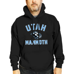 Utah Mammoth Adult NHL Primary Logo Hooded Sweatshirt - Black