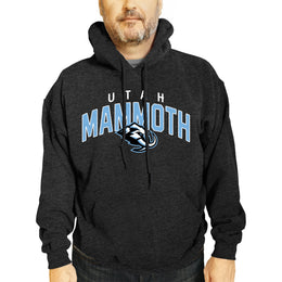 Utah Mammoth NHL Adult Unisex Powerplay Hooded Sweatshirt - Black Heather