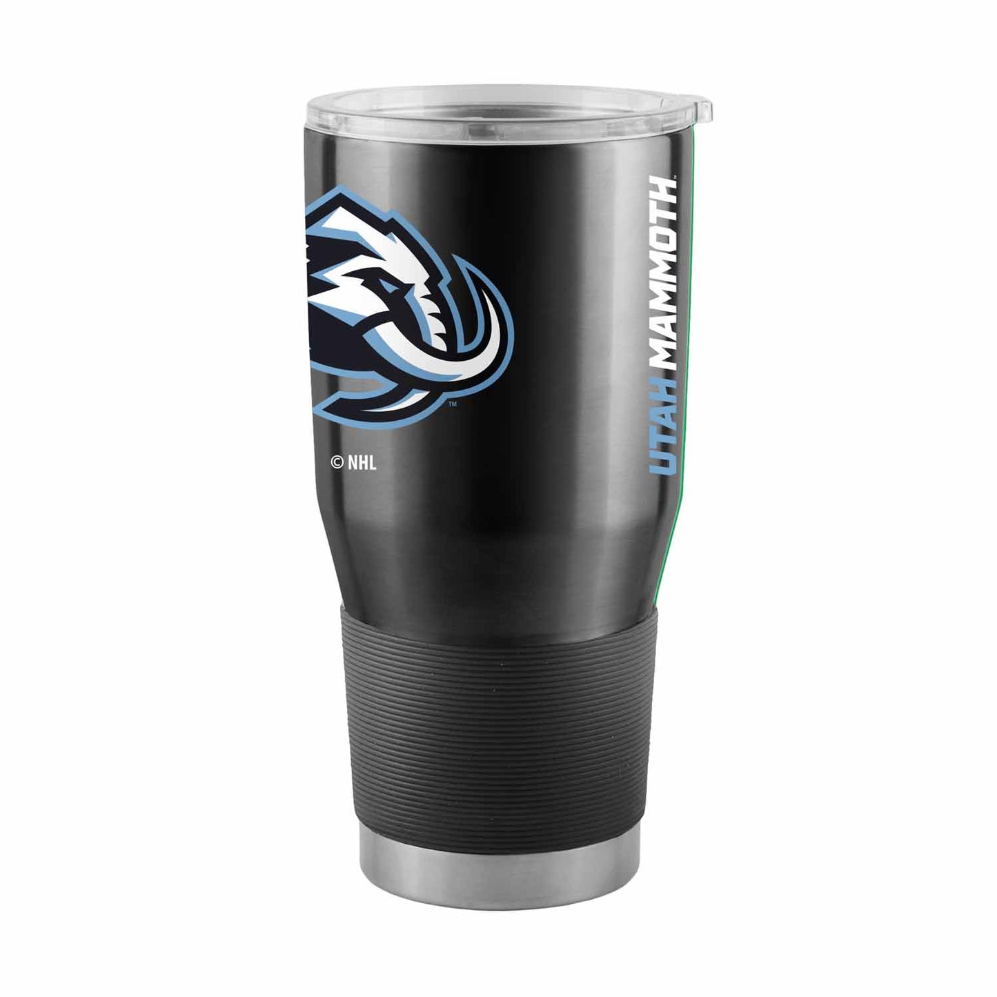 Utah Mammoth NHL Hockey 30oz Stainless Steel Vacuum Insulated Game Day Tumbler with Silicone Grip - Black