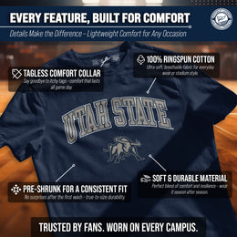 Utah State Aggies Gameday Cotton T-Shirt for Men and Women