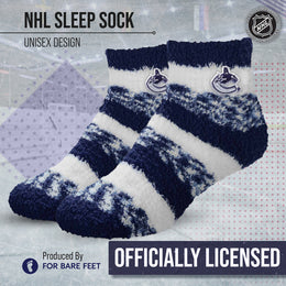 Vancouver Canucks NHL Unisex Cozy Sleep Socks - Navy
