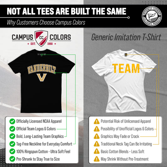 Vanderbilt Commodores Gameday Cotton T-Shirt for Men and Women