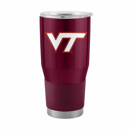 Virginia Tech Hokies NCAA University 30oz Stainless Steel Vacuum Insulated Game Day Tumbler with Silicone Grip - Maroon