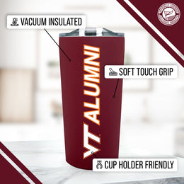 Virginia Tech Hokies Collegiate Stainless Steel Travel Tumbler for Alumni - Maroon