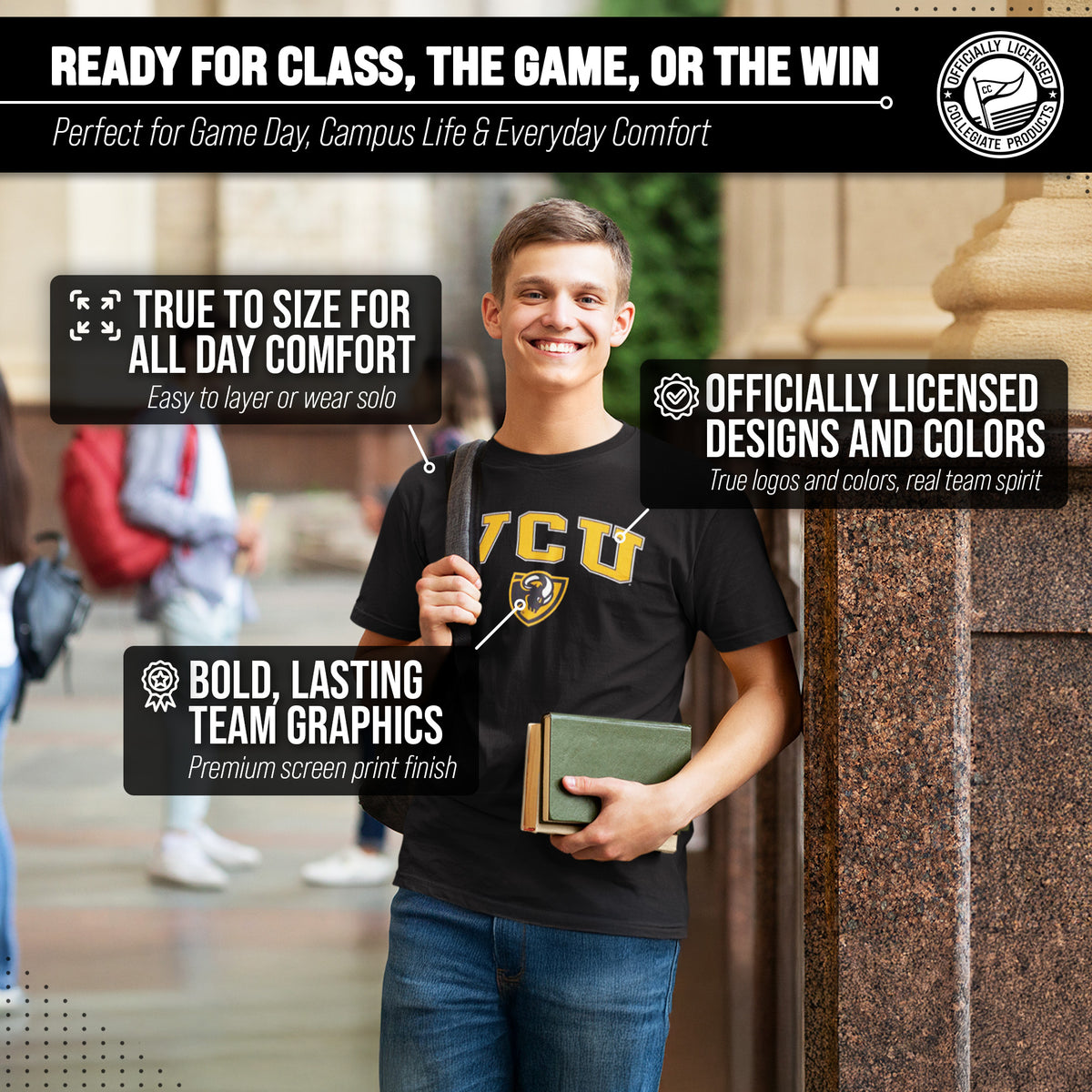 VCU Rams Gameday Cotton T-Shirt for Men and Women