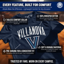 Villanova Wildcats Gameday Cotton T-Shirt for Men and Women
