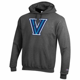 Villanova Wildcats Adult Mascot Fleece Hooded Sweatshirt - Charcoal