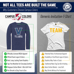 Villanova Wildcats NCAA MVP Adult Long-Sleeve Shirt - Navy