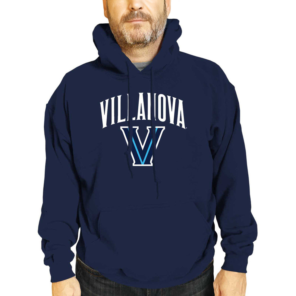 Villanova Wildcats Arch & Logo Gameday Hoodie - Navy