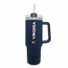 Virginia Cavaliers College & University 40 oz Travel Tumbler With Handle - Navy