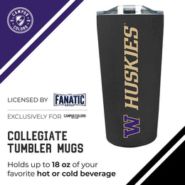 Washington Huskies Campus Colors  NCAA Tumbler - Black