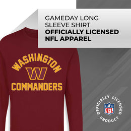 Washington Commanders NFL Gameday Adult Football Long Sleeve Shirt - Maroon