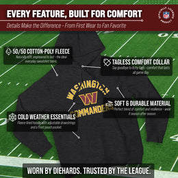 Washington Commanders Team Fan Apparel NFL  Gameday Hoodie - Charcoal