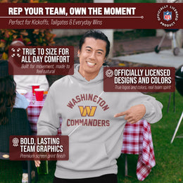 Washington Commanders Team Fan Apparel NFL  Gameday Hoodie - Sport Gray