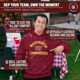 Washington Commanders Team Fan Apparel NFL  Gameday Hoodie - Maroon
