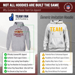 Washington Commanders NFL Adult Property Of Hooded Sweatshirt - Sport Gray