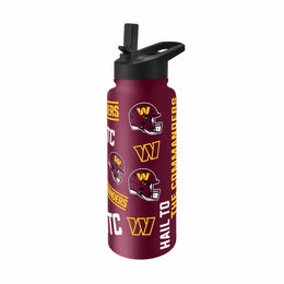 Washington Commanders NFL 34oz Quencher Stainless Steel Insulated Water Bottle - Maroon
