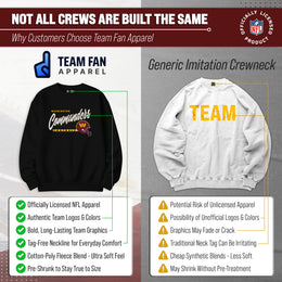 Washington Commanders Womens NFL Scrimmage Line Crewneck Pullover - Black