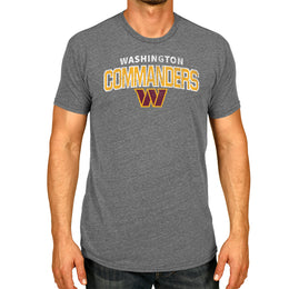 Washington Commanders NFL Starting Fresh Short Sleeve Heather T-Shirt - Sport Gray