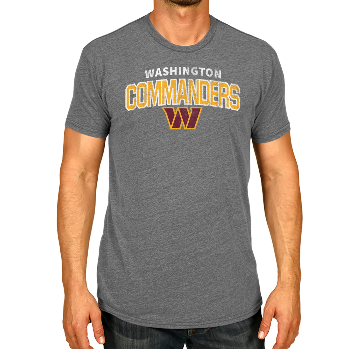 Washington Commanders NFL Starting Fresh Short Sleeve Heather T-Shirt - Sport Gray
