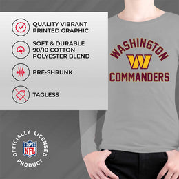 Washington Commanders NFL Youth Gameday Crewneck Sweatshirt - Sport Gray