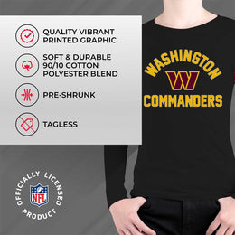 Washington Commanders NFL Youth Gameday Crewneck Sweatshirt - Black