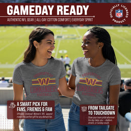 Washington Commanders NFL Womens Short Sleeve Property of Tshirt - Sport Gray