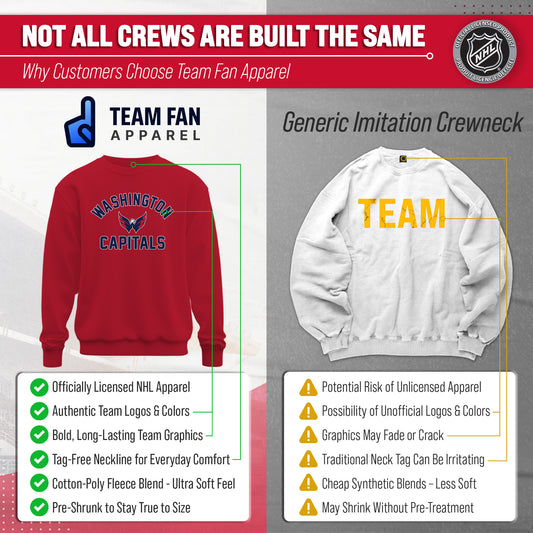 NFL Gameday Crewneck Sweatshirt, Cotton Fleece Pullover Men Women