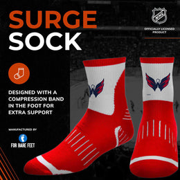 Washington Capitals NHL Youth Surge Socks - Red