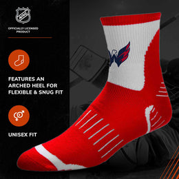 Washington Capitals NHL Youth Surge Socks - Red