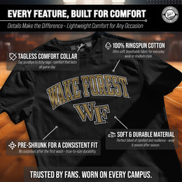 Wake Forest Demon Deacons Gameday Cotton T-Shirt for Men and Women