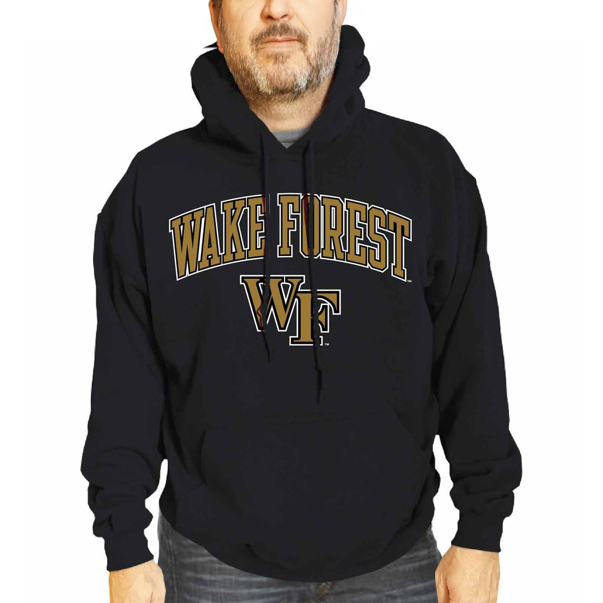 Wake Forest Demon Deacons Arch & Logo Gameday Hoodie - Black
