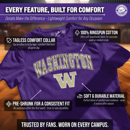 Washington Huskies Gameday Cotton T-Shirt for Men and Women