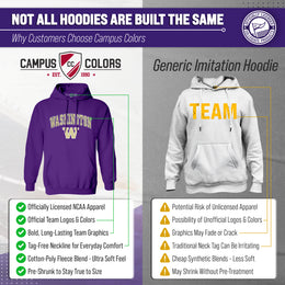 Washington Huskies Arch & Logo Gameday Hoodie - Purple